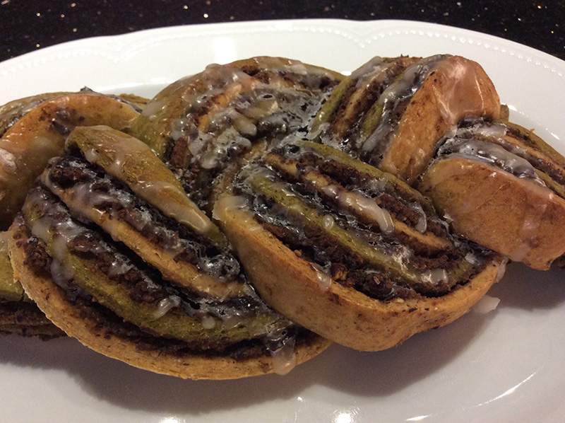 Süßes-Matcha-Brot