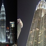 Kapitel: »Selamat Datang - Ankunft in Kuala Lumpur«, Seite 15 - 17 ... Kuala Lumpur by night: Wie zwei gewaltige, plastische Stehlampen wirken die Petronas Twin Towers bei Nacht.